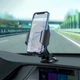 Автотримач для телефона HOCO CA82 Just fast suction cup car holder Black (6931474745767) - изображение 7