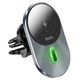Автотримач для телефона з БЗП HOCO CA91 Magic magnetic wireless fast charging car holder Gray (6931474753465) - изображение 1