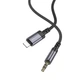 Аудіокабель BOROFONE BL24 Graceful digital audio conversion cable iP Metal Grey (6941991118975) - изображение 5