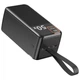 Повербанк 50000mAh 22.5W Remzona Extrinity 50X с быстрой зарядкой PD Quick Charge 3.0 Fast Charge мощный большой УМБ для телефона айфона роутера 9 в 12 v планшета хороший LED дисплей портативный фонарик + кабель USB-A USB-C - изображение 4