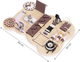 Дерев'яний бізіборд EcoToys Ведмедик HM328237 (5905817007301) - зображення 8
