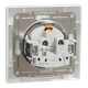 Розетка одинарная с заземлением Schneider Electric ASFORA EPH2900121 - изображение 2