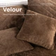 Подушка декоративная "VELOUR" Коричневая, 40x40 - изображение 1
