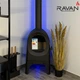 Чавунна піч камін Ravan Onoma 9 кВт на дровах - зображення 5