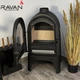 Чавунна піч камін Ravan Onoma 9 кВт на дровах - зображення 6