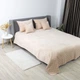 Покривало півтораспальне 150×210 ТЕП VELOUR персикове, ромб круглий, велюр, стьобане - зображення 3