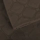 Покрывало ТЕП "VELOUR" Коричневое/Ромб круглый, 240x260 - изображение 6