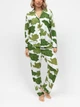 Піжама жіноча Cyberjammies Olive 5005-5006 5XL Біло-зелений (5051877599949) - зображення 1
