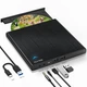 Внешний привод CD/DVD NOLYTH USB 3.0 Type C Устройство записи CD DVD +/-RW - изображение 1
