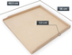 Stolnica Kadax drewniana jednostronna 56 x 48.5 cm (5903699416204) - obraz 2