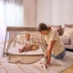 Ліжечко-манеж Lionelo ALICE BEIGE OLIVE 110,5 х 74,5 х 68 см - оливковий - изображение 5