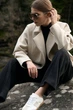 Куртка косуха з пальтової тканини Wear me M Молочний (13_25_74_10501) - изображение 4
