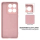 Чохол - накладка Silicone Cover Full для Motorola Edge 60 Fusion pink - зображення 2