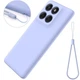 Чехол - накладка Silicone Cover Full для Motorola Edge 60 Fusion purple - изображение 3