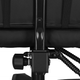 Fotel gamingowy Springos HF0035 Czarny (5908455301046) - obraz 9
