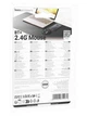 Бездротова миша Hoco GM40, 2.4G, BT, 800-1600DPI, 400mAh, 7d, dark night black - зображення 4