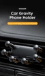 Холдер Essager Universal 6-points Gravity Car Holder, 4,7" - 6,7", Black - изображение 8