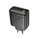 Сетевое зарядное устройство Hoco CS27A, 3Type-C, 1USB, PD, QC, 67W, Черный - изображение 1