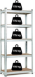 Стелаж металевий ModernHome by Multistore G9040A 180 x 90 x 40 см Срібний (5905817006687) - зображення 9