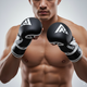 Перчатки для MMA спаринговые (крабы) ZTTY для смешанных единоборств (черный/белый, M 50-70 кг ) - изображение 2