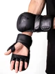 Перчатки для MMA спаринговые (крабы) ZTTY для смешанных единоборств (черные, XL 80+ кг ) - изображение 9