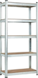 Стелаж металевий ModernHome by Multistore G12045 205 x 120 x 45 см Срібний (5905817006694) - зображення 1