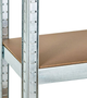 Стелаж металевий ModernHome by Multistore G12045 205 x 120 x 45 см Срібний (5905817006694) - зображення 4