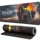 Игровой коврик для мыши мышки игровая поверхность Черная 800x300x3 мм U&P Stalker 2 Control-Speed с прошитыми краями и нескользким резиновым основанием для ПК ноутбука гейминга работы обучения - изображение 2