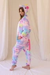 Женская кигуруми пижама взрослая и подростковая Kigurumi Единорог Звездный Фиолетовый L 165-175 см (1002) - изображение 4