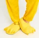 Капці з кігтями кігурумі Kigurumi жіночі домашні тапочки лапи жовті плюшеві текстильні 34-38 (3043) - зображення 1