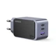 Зарядное устройство UGREEN Nexode S 65W 3-Port 2xType-C 1xUSB GaN Fast Charger EU Space Grey (UGR-35042) - изображение 2