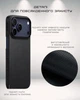 Чехол для смартфона Pitaka Ultra-Slim Case with PitaTap Twill 600D для Apple iPhone 17 Pro Black/Grey (KI1701BP) - изображение 5