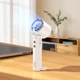 Вентилятор HOCO HX61 1200 mAh Exquisite handheld folding fan White (6942007652629) - зображення 8