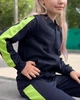 Спортивний костюм для дівчинки (бомбер та джогери) з лампасами Носи своє 116 Синій (p-10012-106369) - изображение 10