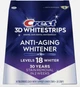Відбілюючі смужки для зубів Crest 3D Whitestrips Anti-Aging Whitener (Radiant Express) 14 упаковок, 28 смужок - зображення 1