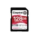 Карта памяти Kingston 128GB SDXC class 10 UHS-II U3 Canvas React Plus (SDR2V6/128GB) - изображение 1