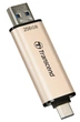 Flash Drive Transcend JetFlash 930C 256GB USB 3.2/Type-C Gold-Black (TS256GJF930C) - изображение 4