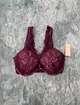 Мереживний бюстгальтер Thirdlove 24/7 Lace Contour Plunge Bra - фуксія - 70E1/2 - изображение 8