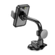 Автотримач для телефону HOCO H27 Rock push-type car holder(center console) Black gray (6942007608923) - зображення 6