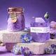 Подарочный Spa Box Lesko 0222 Violet из 7 предметов стакан мыло бомбочка соль для ванны арома свеча открытка - изображение 2