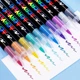 Профессиональные акриловые маркеры Guangna Brush 72 штук скетч набор для рисования скетчинга универсальные фломастеры с мягкой кисточкой для творчества декора скетчбука акриловая кисть фломастеров по металлу бумаге стеклу дереву ткани - изображение 5
