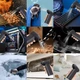 Аккумуляторный универсальная воздуходувка для выдувания пыли и мусора для раздува костра, фен для сушки машины (черная) - изображение 4