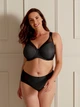 Бюстгальтер Berlei Beauty Stripe 541 мінімайзер на великі груди 85D Black Grey (5053014817565) - изображение 5