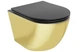 Подвесной унитаз MEXEN LENA GOLD BLACK MATT * - изображение 1