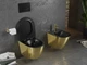 Подвесной унитаз MEXEN LENA GOLD BLACK MATT * - изображение 3