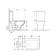 Унітаз-компакт Qtap Presto Quadro безободковий з сидінням Soft-close QT24221215AW - изображение 2