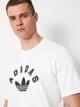Футболка хлопковая длинная мужская Adidas Originals Tartan JV7752 S Белая (4068808669375) - изображение 4