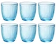 Набор стаканов Bormioli Rocco Line Lively Blue 290 мл Голубой 6шт (580502VNA021990) - изображение 1