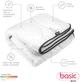 Одеяло Sonex Демисезонное Полуторное 140x205 см Антиаллергенное волокно Basic Black (SO102529) - изображение 6