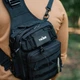 Сумка слинг через плечо Tribe Sling Pack на 6,5 л (Black) - изображение 5